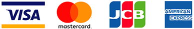 VISA mastercard JCB AMERICAN EXPRESS